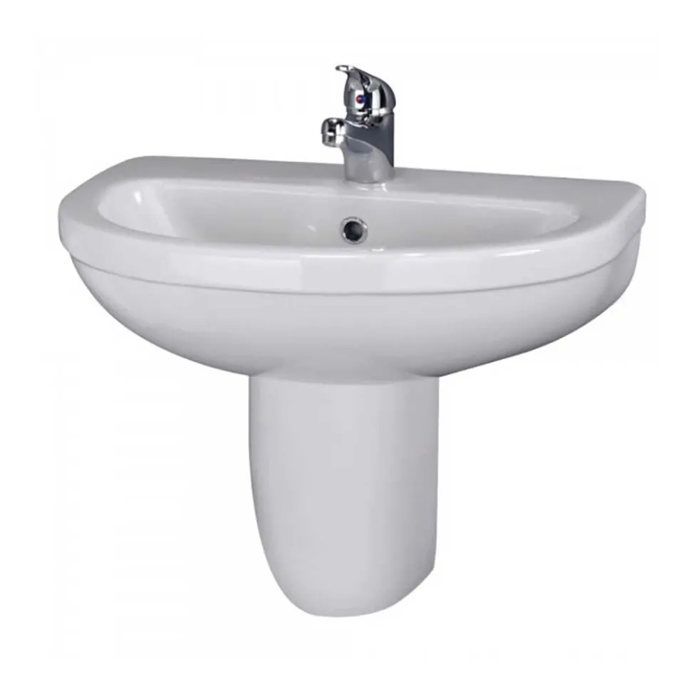 Vellamo Connect 555mm Semi Pedestal & Basin