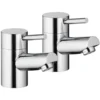 Vellamo Curvo Basin Pillar Taps