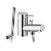 Vellamo Curvo Mono Bath Shower Mixer with Shower Attachment