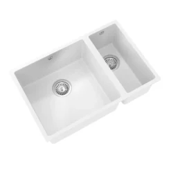 Vellamo Designer 1.5 Bowl Comite Composite Inset/Undermount Kitchen Sink & Waste - 670 x 440mm