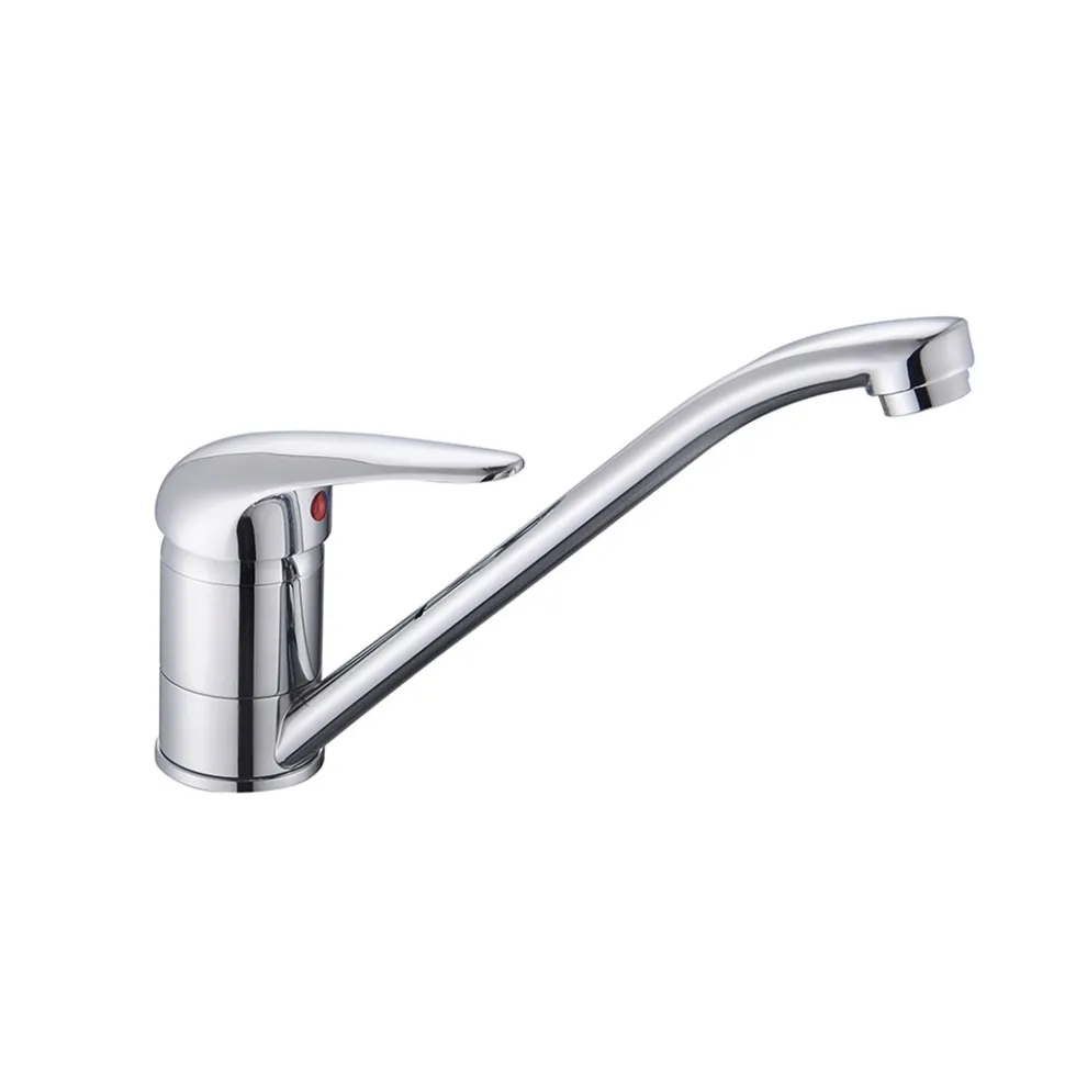 Vellamo Echo Single Lever Mono Kitchen Mixer - Polished Chrome