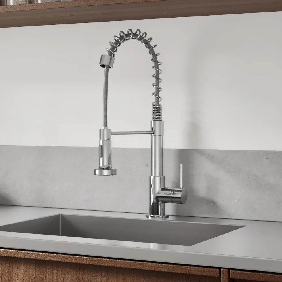 Vellamo FlexiSpray Kitchen Sink Mixer with Flexible / Movable Multi-Function Spray