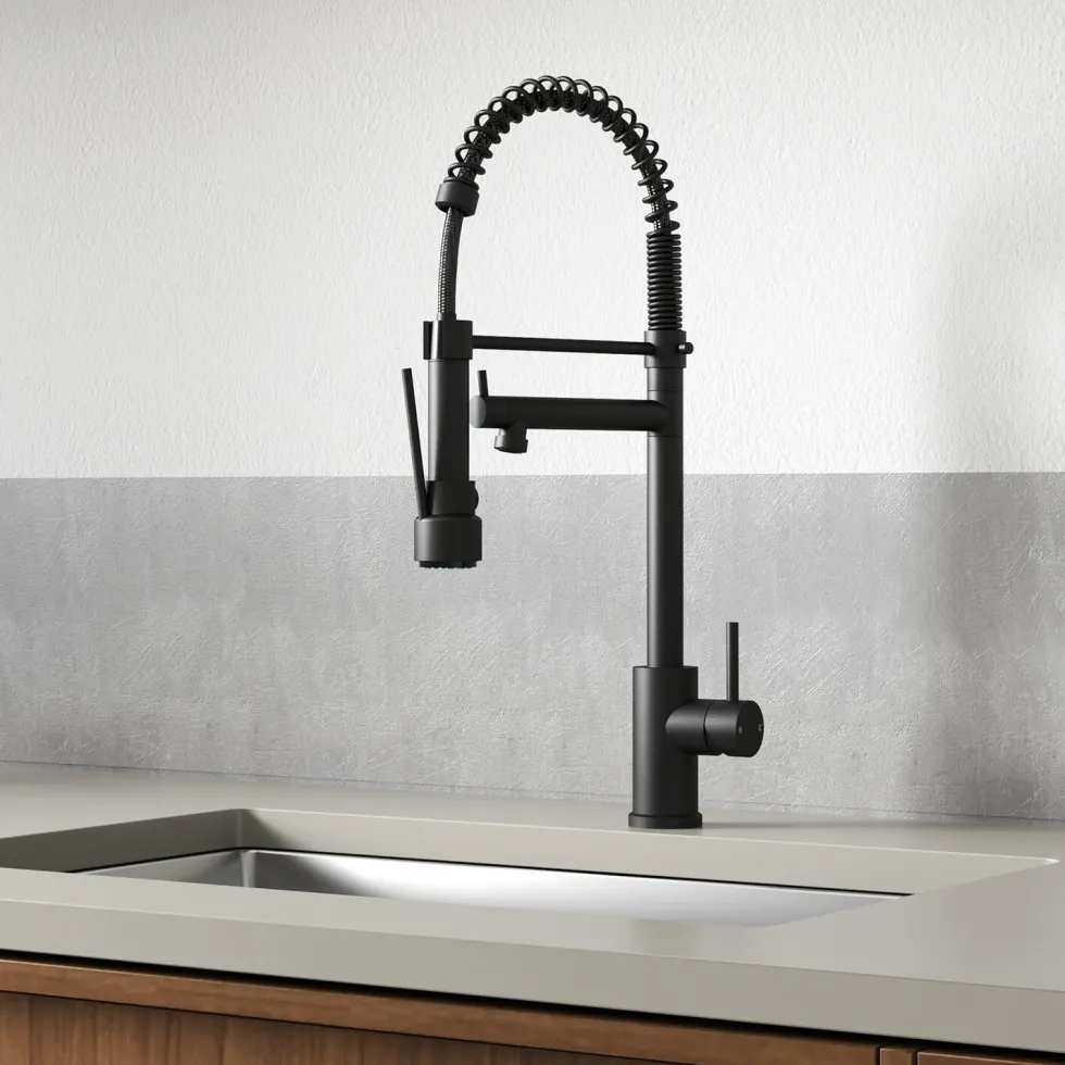 Vellamo Hanbury Professional Kitchen Pullout Spray Tap