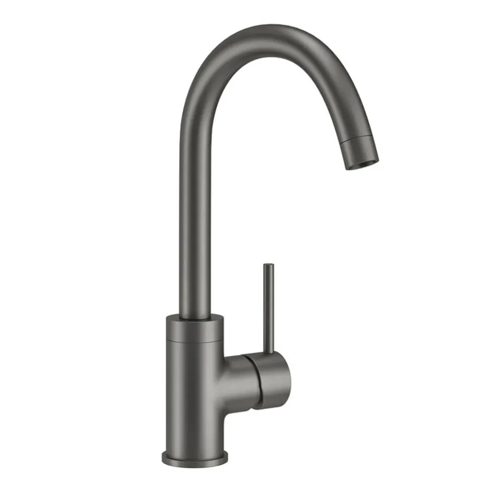 Vellamo Kara Single Lever Mono Kitchen Mixer Tap - Gunmetal