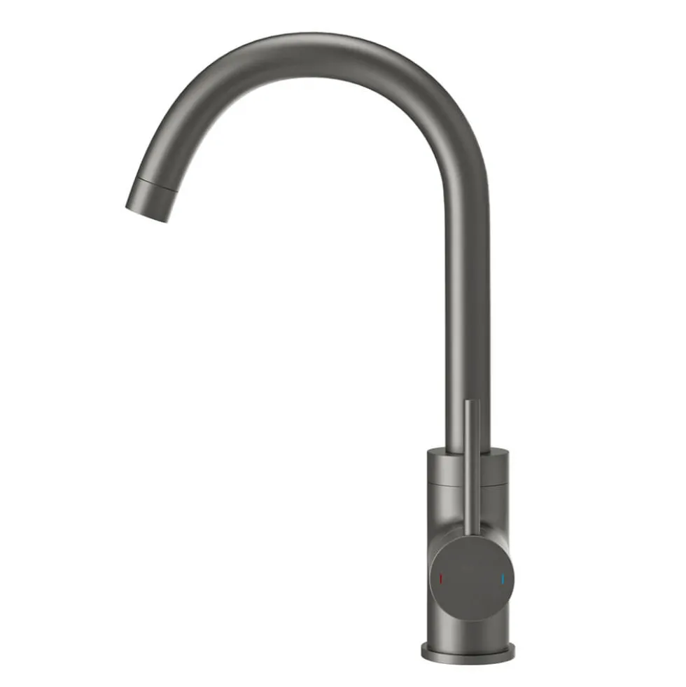 Vellamo Kara Single Lever Mono Kitchen Mixer Tap - Gunmetal