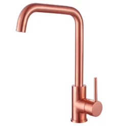 Vellamo Koro Single Lever Mono Kitchen Mixer - Brushed Copper