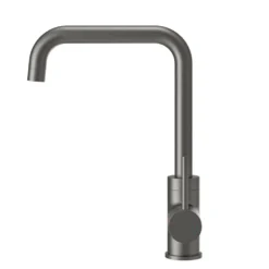 Vellamo Koro U Spout Single Lever Mono Kitchen Mixer Tap - Gunmetal