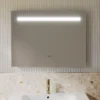 Vellamo LED Illuminated Bathroom Mirror with Demister Pad & Shaver Socket - 600 x 800mm