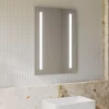 Vellamo LED Illuminated Battery Operated Mirror - 500 x 700mm