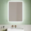 Vellamo LED Illuminated Universal Bathroom Mirror with Demister Pad & Bluetooth - 700mm x 500mm