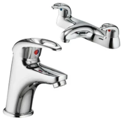 Vellamo Loop Basin Mixer & Bath Filler Pack