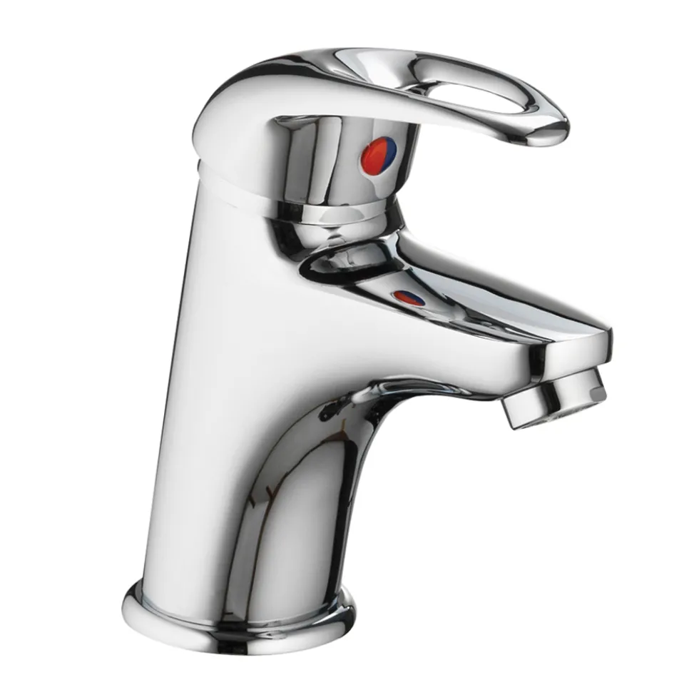 Vellamo Loop Basin Mixer with Clicker Waste