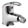 Vellamo Loop Bidet Mixer with Clicker Waste