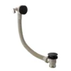 Vellamo Matt Black Overflow Bath Filler & Easy Clean Clicker Waste