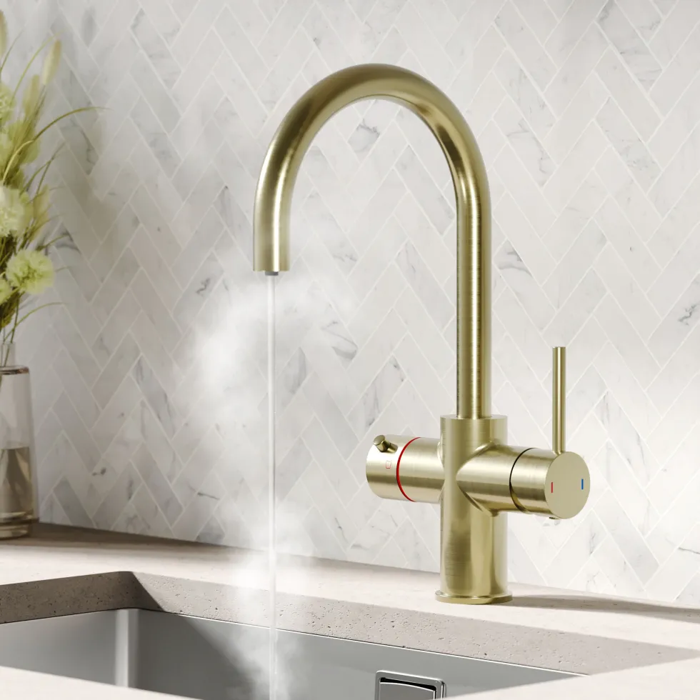 Vellamo Nova 3-in-1 Instant Boiling Water Tap with Boiler & Filter