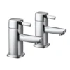Vellamo Quadro Bath Pillar Taps