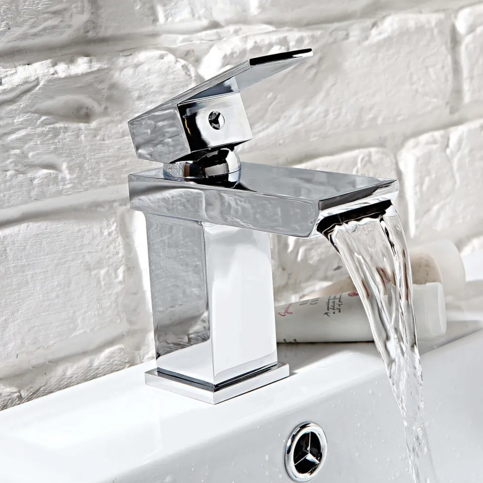 Vellamo Relate Waterfall Basin Mixer & Bath Filler Pack