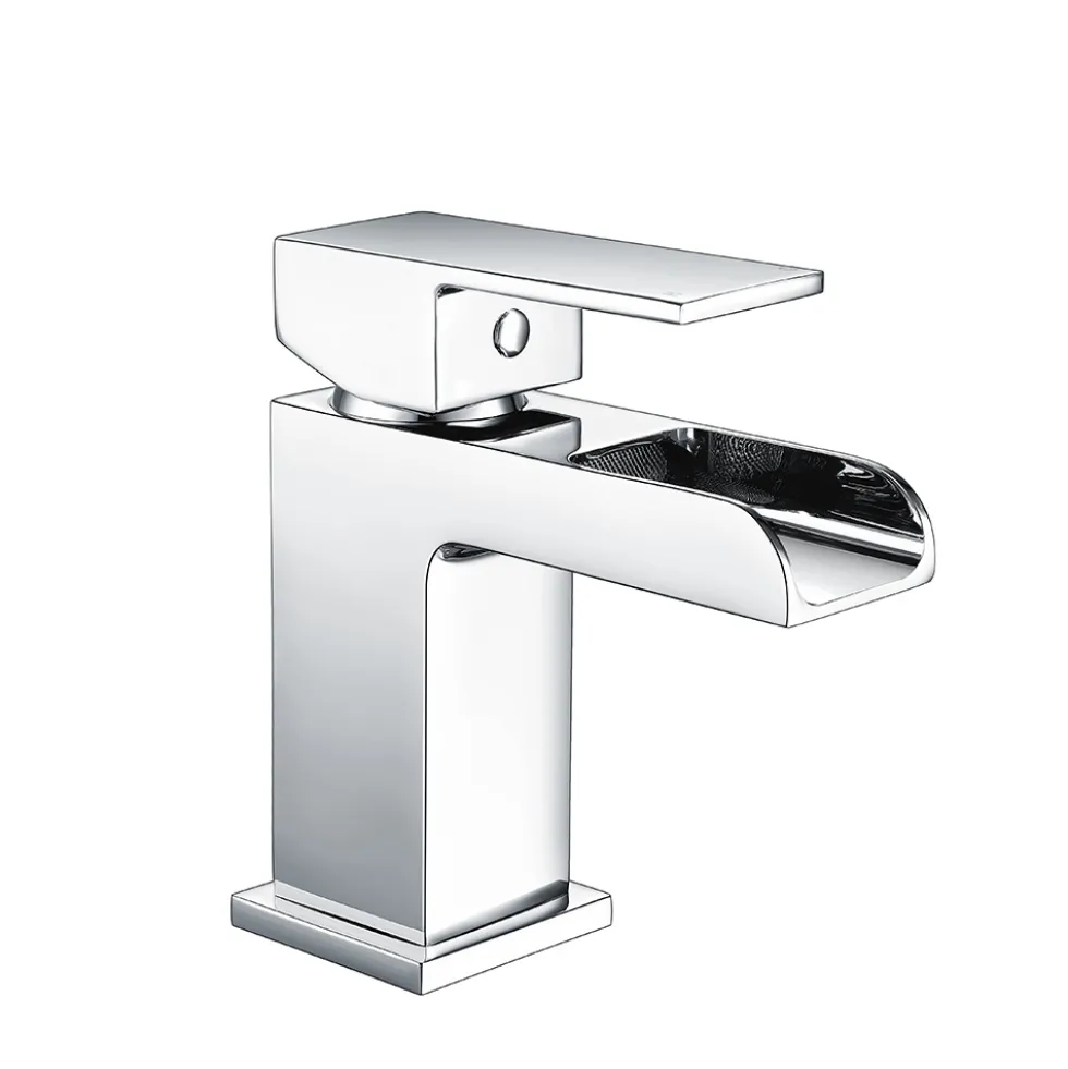 Vellamo Reve Waterfall Basin Mixer Tap & Waste