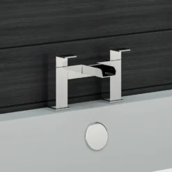 Vellamo Reve Waterfall Basin Mixer & Waterfall Bath Filler Value Pack