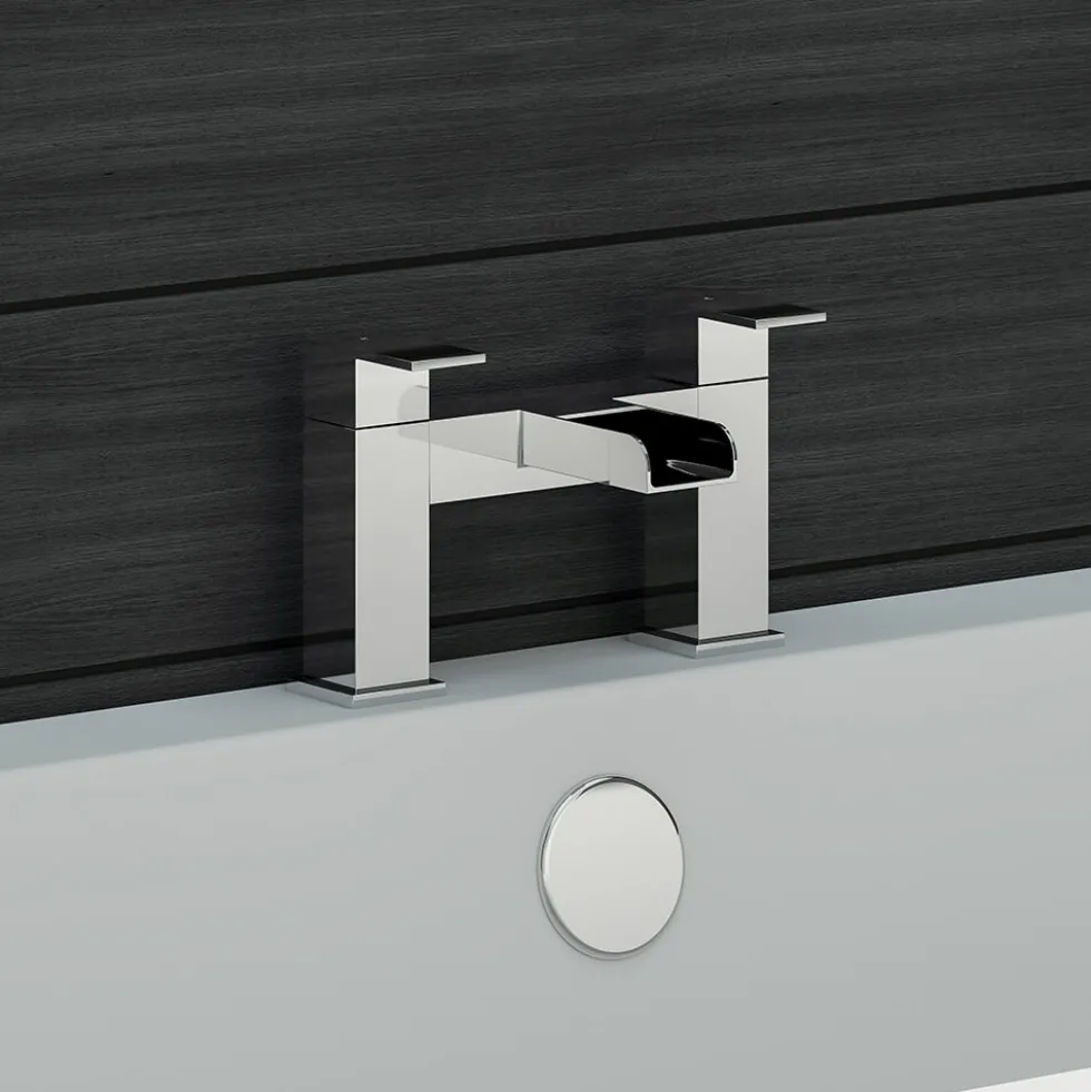 Vellamo Reve Waterfall Bath Mixer Tap