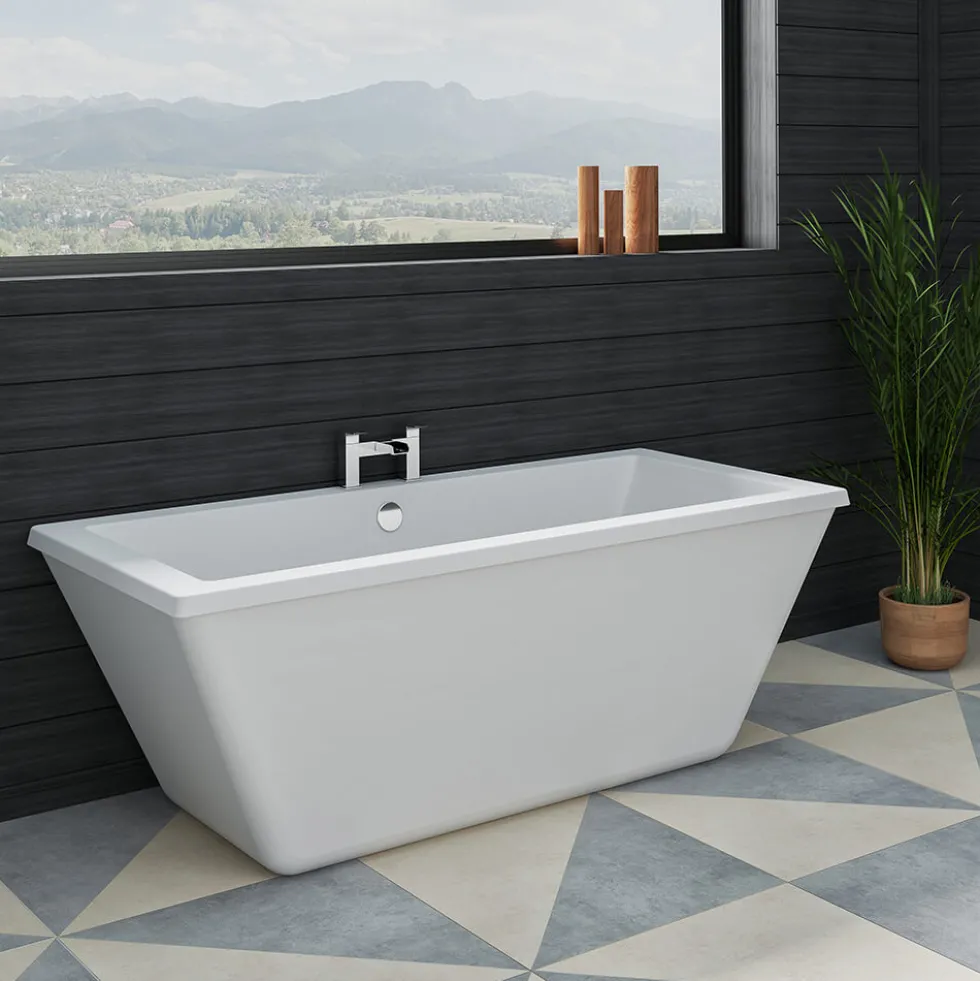 Vellamo Reve Waterfall Bath Mixer Tap