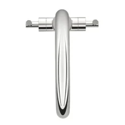 Vellamo Sidra Twin Lever Mono Kitchen Mixer - Polished Chrome