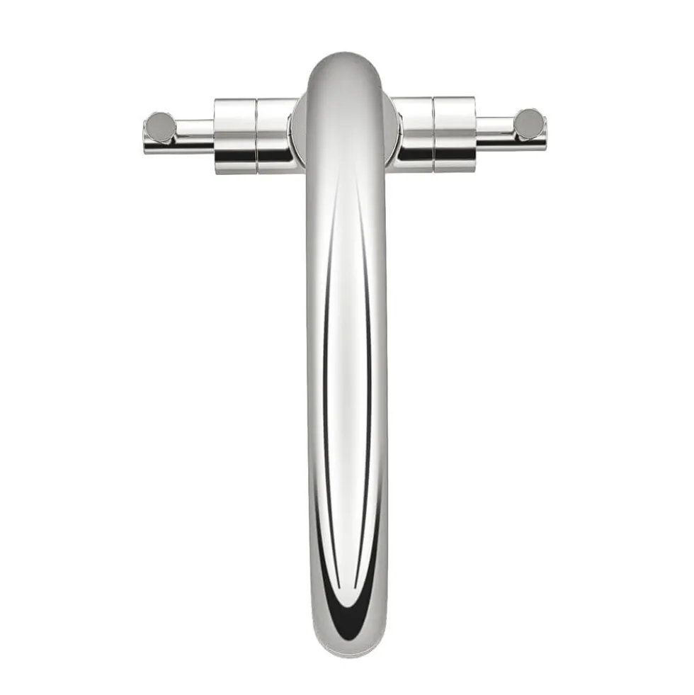 Vellamo Sidra Twin Lever Mono Kitchen Mixer - Polished Chrome