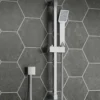Vellamo Square Shower Riser Rail Kit