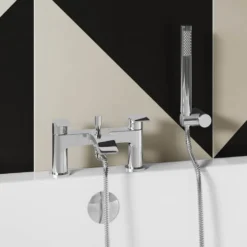 Vellamo Swift Chrome Bath Shower Mixer & Kit