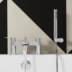 Vellamo Swift Chrome Bath Shower Mixer & Kit