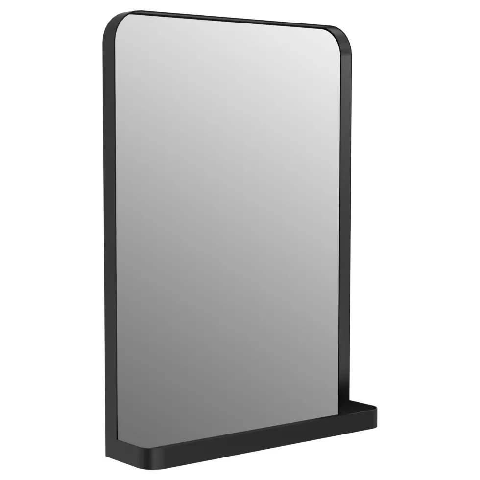 Vellamo Swift Framed Mirror & Shelf - 500 x 700mm