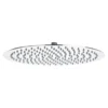Vellamo Thin Round Fixed Shower Head - 200mm