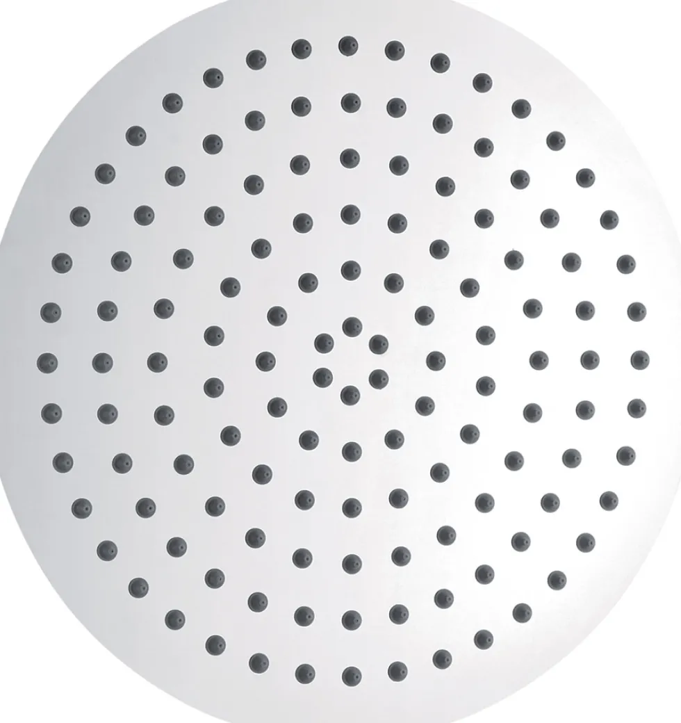 Vellamo Thin Round Fixed Shower Head - 300mm