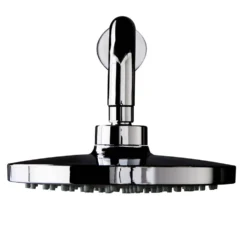 Vellamo Twist ABS Round Fixed Shower Head & Arm - 200mm