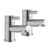 Vellamo Twist Bath Pillar Taps
