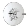 Vellamo Twist 1 Outlet Circle Concealed Thermostatic Shower Valve