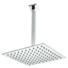 Vellamo Ultra Thin Square 200mm Shower Head & Ceiling Mounted Arm