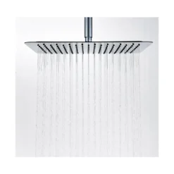 Vellamo Ultra Thin Square 300mm Shower Head & Ceiling Mounted Arm