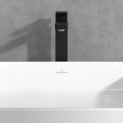 Villeroy & Boch Architectura Square Tall Basin Mixer Tap with Click Clack Waste