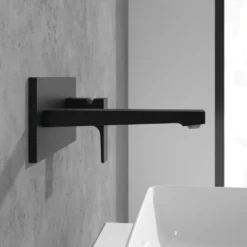Villeroy & Boch Architectura Square Wall Mounted Basin Mixer Tap & Easy Installation Box