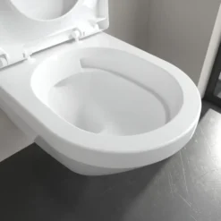 Villeroy & Boch Architectura TwistFlush Rimless Wall Mounted Toilet with Soft Close Toilet Seat