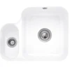 Villeroy & Boch Cisterna White Ceramic 1.5 Bowl Undermount Sink - 545mm x 440mm