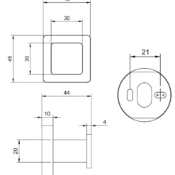 Villeroy & Boch Elements Striking Single Robe Hook