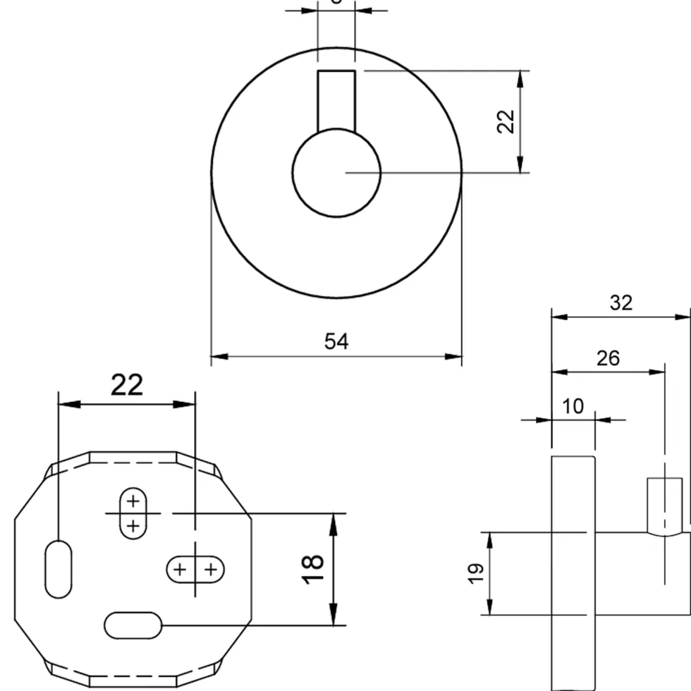 Villeroy & Boch Elements Tender Single Robe Hook