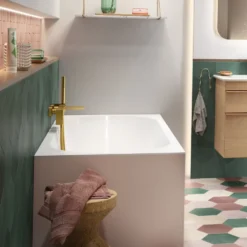 Villeroy & Boch Oberon 2.0 Quaryl Straight Double Ended Bath - 1700 & 1800mm