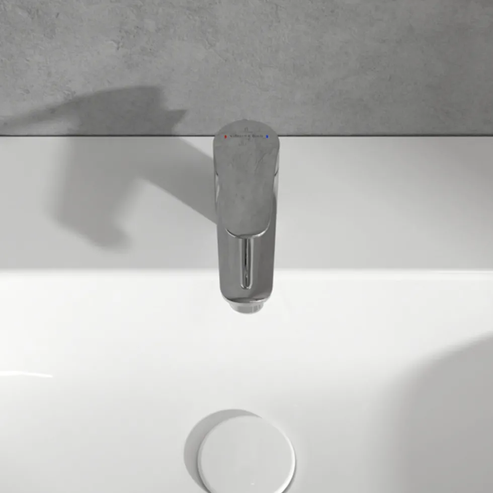 Villeroy & Boch O.novo Start Mini Basin Mixer Tap & Pop Up Waste