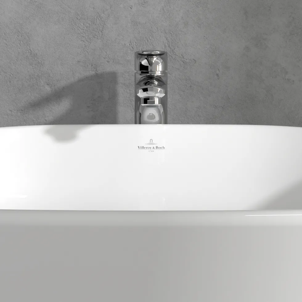Villeroy & Boch O.Novo Start Tall Basin Mixer Tap with Click Clack Waste