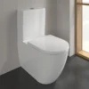 Villeroy & Boch Subway 3.0 Close Coupled TwistFlush Rimless Toilet with Soft Close Toilet Seat