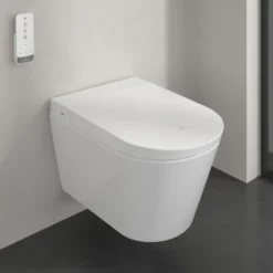 Villeroy & Boch Tivo Wall Hung Smart Toilet with Soft Close Heated Seat & Remote Control