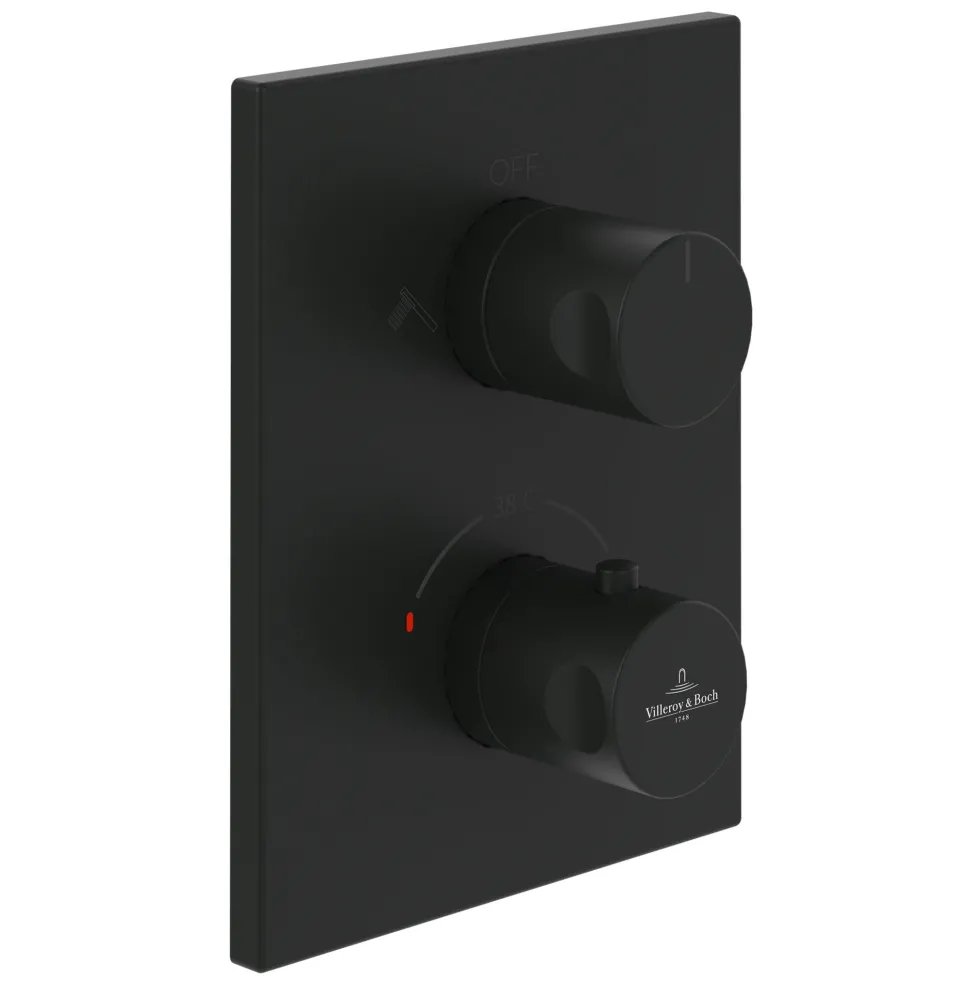 Villeroy & Boch Universal Concealed 2 Outlet Thermostatic Valve & Easy Installation Box